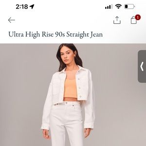 90s Straight Jean Ultra High Rise